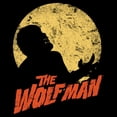thumbnail image 2 of Men's The Wolfman Distressed Wolf Man Silhouette  Graphic T-Shirt, 2 of 4