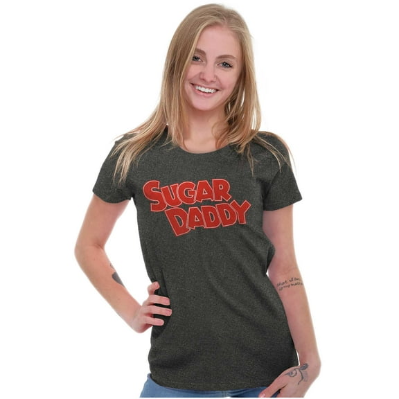 Sugar Daddy Classic Caramel Candy Women's T Shirt Ladies Tee Brisco Brands S