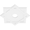thumbnail image 2 of 40"OD x 7"ID x 22 1/4"C x 1"P Axel Architectural Grade PVC Contemporary Ceiling Medallion, 2 of 11