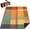 Colorful Checkered, variant on Conpaxye 80" x 80" Boho Flowers Picnic Blanket for 8 Adults