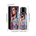 thumbnail image 3 of Gkeoshab Body Glitter Body Glitter Spray Glitter Spray For Hair And Body Long Lasting And Quick Drying Silver Glitter Hairspray Suitable For Stage Festival Rave And Makeup Prom120ml, 3 of 6