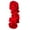 Red, variant on 3D Ruffle Flower Appliques Handcraft Materials Kits Crafting Garment Accessories Dance Costume Project Sewing On Patches