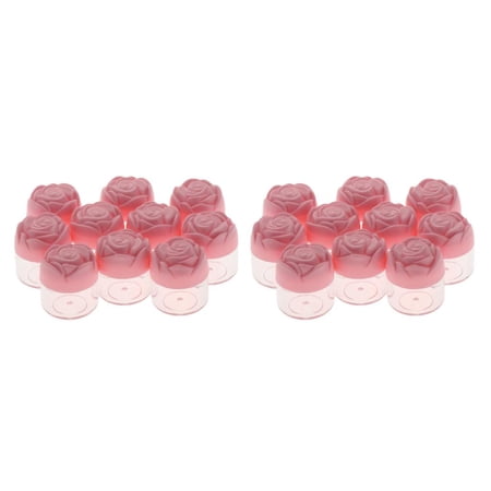 20x Empty Makeup Moisturizer Lip Glitters Jar Container W/ Lid