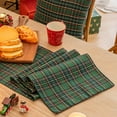 thumbnail image 6 of Plaid Christmas Table Runner, Winter Holiday Snowflake Table Runners, Xmas Decorations Indoor Outdoor Farmhouse Home Kitchen Dining Party Decor, 6 of 6