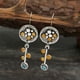thumbnail image 1 of Xiao Hua Pendientes colgantes de estilo retro, nuevos y únicos, para mujer, estilo étnico bohemio vintage (amarillo), 1 of 4