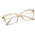 thumbnail image 1 of Gafas de sol con montura de ojo de gato y lentes transparentes para mujer B2440, 1 of 4