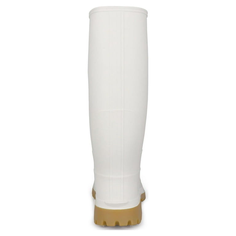 White rubber shrimper clearance boots