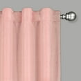 thumbnail image 4 of Eclipse Draft Stopper Room Darkening Fleece Lined Rod Pocket, Single Curtain Panel, Pink, 40" W x 84" L, 4 of 6