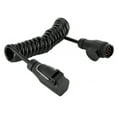 13Pin to 13Pin Adapter Cable Trailer Plug Extension Spring Cord for Car