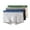Light Gray, variant on Men's Classic Stretchy Trunks 3 Pack Comfortable Waistband Green XL