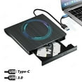 thumbnail image 2 of USB 3.0 USB C External CD/DVD RW Drive Read Burner Portable DVD Player Optical Drives ,Widely Use, 2 of 5