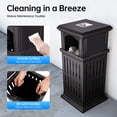thumbnail image 5 of Outdoor Trash Can, Commercial Garbage Bin, Heavy Duty Industrial Yard Garage Waste Container, 5 of 14
