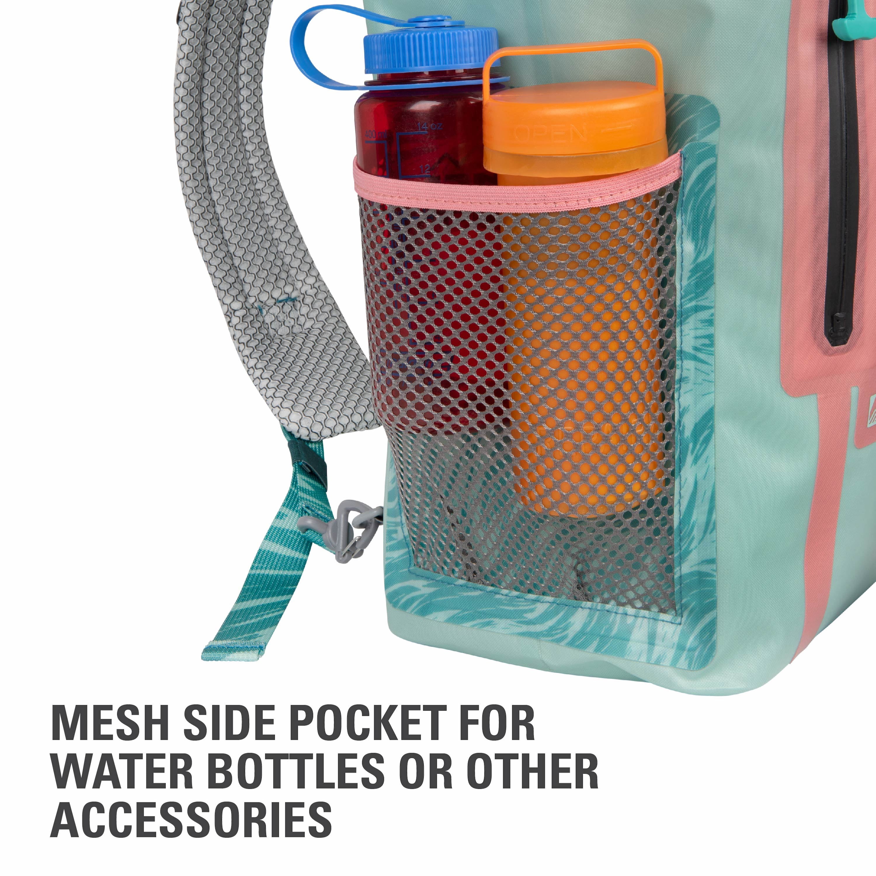 Terrain™ Adventure Waterproof Sling Pack, Sea Breeze & Salmon