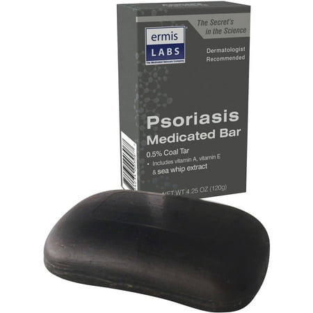 Ermis Labs Le psoriasis Medicated Bar, 4,25 oz 3 count