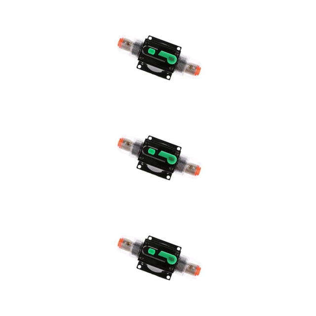 Kenally In-Line Manual Reset Circuit Breaker Car 100A Stereo Fuse Audio 12V/24V/32V Type1 NO1