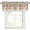 Orange, variant on Valances for Windows, Vintage Leaves Light Filtering Window Treatment Valances for Living Room/Bedroom/Bathroom Windows, Summer Botanical Pastoral Watercolor 42"x 12" Rod Pocket Kitchen Curtains