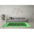 thumbnail image 3 of Ahgly Company Indoor Rectangle Oriental Emerald Green Industrial Area Rugs, 7' x 10', 3 of 4