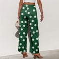 thumbnail image 7 of kaondbfi Fashion Casual Women's Wide Leg Pants High Elastic Waisted Pants Trousers with Pockets Summer Casual Pants for Women, 7 of 7