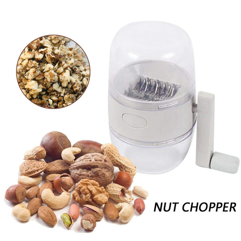 Wovilon Stainless Steel Cheese Grater Manual Walnut Nut Grinder