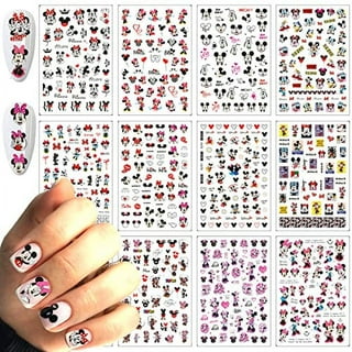 New Mickey Mouse Nail Art Stickers Cute Cartoon Nail Art Stickers for DIY  Nail Art Decoration Minnie Mouse Self-Adhesive Nail Sticker Anime Kawaii
