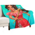 thumbnail image 2 of Manta de dibujos animados de Elena de Avalor, suave y acogedora manta de felpa para niños, niñas y adultos jóvenes, cálida manta de franela para sala de estar, dormitorio, sofá cama de 50 x 60, 2 of 8