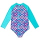 thumbnail image 5 of Traje de baño para niños Traje de baño de una pieza para niñas Traje de baño de escamas de pescado Traje de baño de aguas termales de manga larga para niñas europeas y americanas, 5 of 5
