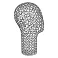 thumbnail image 1 of Soporte de peluca de metal, estante para exhibición de sombreros para sombrero de béisbol de mesa, peluquería Hombres Negro Yuyangstore Expositor de sombreros con soporte para pelucas, 1 of 8