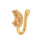 thumbnail image 1 of Anillo de nariz falsa en forma de U Diamante tachonado Mariposa Nariz Clavo Sin agujero Nariz Clip Piercing Joyería Wmkox8yi  sjalhkljlk5387, 1 of 1