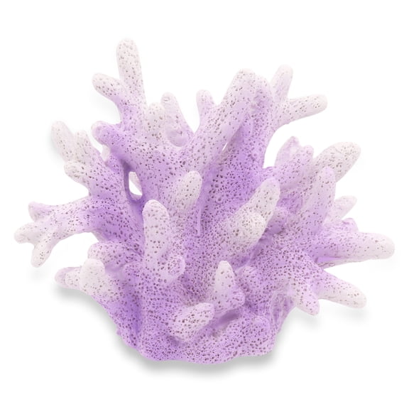 Large Reef Aquarium Ornament Decorations Fish Tank Coral Landscape Decor T005, Light Purple