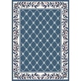 thumbnail image 2 of Home Dynamix Premium Aydin Traditional Diamond Floral Area Rug, Country Blue, 3'7"x5'2", 2 of 6