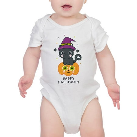 

Cute Kitten Witch Hat Bodysuit Infant -Image by Shutterstock 6 Months