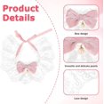 thumbnail image 5 of Cat Bow Collar, Breakaway Kitten Collar with Cute Bow Tie Girl Cat Collars Cats Princess Costumes Pink Outfit for Kitty and Some Puppies Birthday Party, 5 of 10