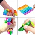 thumbnail image 4 of IGUOHAO IGUOHAO IGUOHAO Pack Anti-Stress, Pack Anti-Stress Bon Marché avec Pop Bubble Simple et Ensemble Sensoriel pour Autisme Décompression IGUOHAO pour Enfants et Adultes, 4 of 7