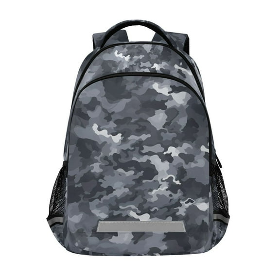 ALAZA Camouflage Gray Backpack Elementary School Bag Bookbag Travel Rucksack