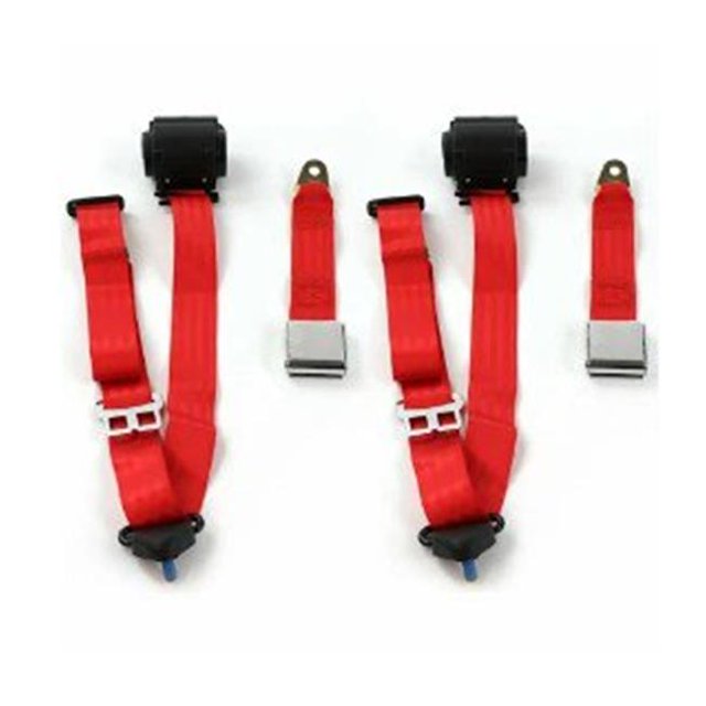 Kit de Ceinture de Sécurité à Godet Rétractable à 3 Points pour Avion pour 1958-1988 AMC - 2 Ceintures