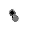 thumbnail image 2 of Jiaroswwei Men Cool Punk Round Black Stainless Steel Ear Stud Piercing Earrings 3mm - 14mm, 2 of 7