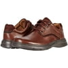 Clarks Un Brawley Pace 8.5 X-Wide Mahogany Tumbled Leather