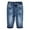 LightBlue-2654, variant on KIDSCOOL SPACE Infant Jeans,Baby Toddler Elastic Waist with D-ring Stretch Denim Pants,Light Blue,18-24 Months