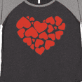 thumbnail image 4 of Inktastic Love, Hearts, Red Hearts, Valentine's Day Women's Plus Size T-Shirt, 4 of 5