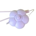 thumbnail image 2 of ZZkhGO Small Tape Measure Cute Flower Petal Shape, Retractable Body Measuring Tape with Push Button, Pocket Sewing Circumference Ruler for Waist Chest Hips Home Travel, Purple, 2 of 6