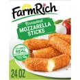 thumbnail image 2 of Farm Rich Breaded Mozzarella Cheese Sticks, High Protein Snack, Frozen, 24 oz, 2 of 11