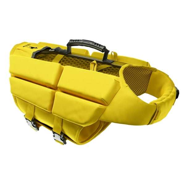 Noah & Paw Chaleco Salvavidas Para Perros Diseño De Chaleco Salvavidas De Estándares Humanos Chaleco Salvavidas Para Perros Para Nadar Y Navegar Soporte De Espuma 3X Para Máxima Flotación Malla Transp