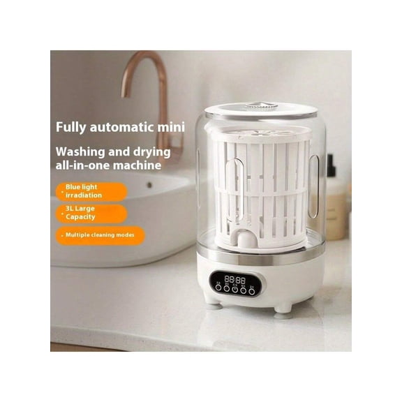 Mini Underwear Washer Rechargeable 3L Electric Socks Washing Machine Household Small Wireless Portable Laundry Underwear Cleaner