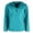 Teal/Black, variant on I5 Apparel  Lightweight Zip-Up Windbreaker Rain Jacket (Women)