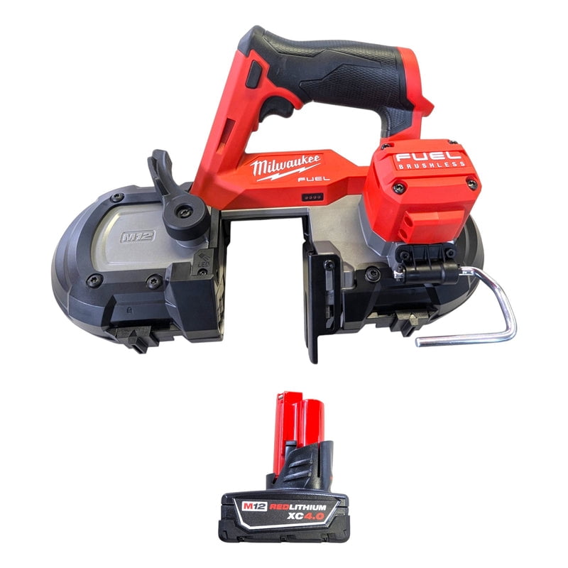 Milwaukee M12 FUEL Compact Band Saw Kit (2529-21XC) – 2-1/2 in Capacity, Brushless, One-Handed Use, Battery and Charger Included