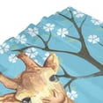 thumbnail image 4 of YFYANG Waterproof Bathroom Shower Curtain, Cute Cartoon Giraffe Shower Curtain Set with Hooks, Home Bathroom Tub Decor - 72 "x72", Plastic Hooks, 4 of 6
