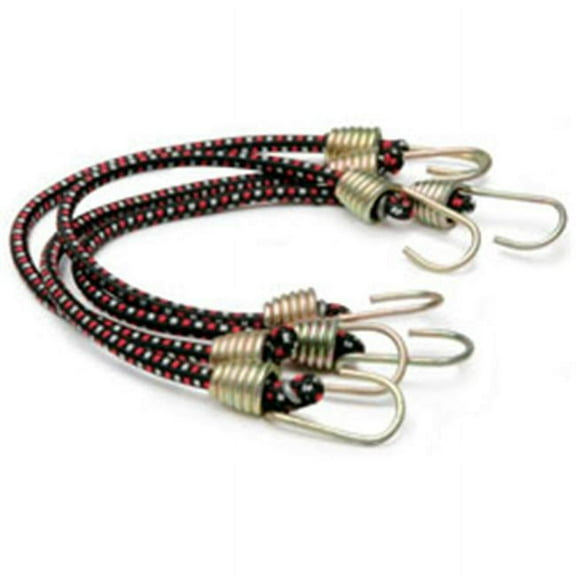 RoadPro 10 Stretch Cords with Metal Hooks 4-Pack Straps / Stretch Cords / Tie Downs