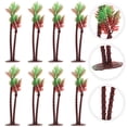 thumbnail image 5 of 20 piezas de juego de mesa de arena, modelo de árbol de coco, micropaisaje, decoración de planta de coco, 5 of 5