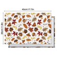 thumbnail image 6 of Thanksgiving Festival Placemats Set of 4, 12x18 Inch Rustic Linen Table Mats with Pumpkin and Sunflower Pattern, Washable Farmhouse Dining Decor for Autumn Parties, 6 of 6