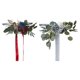 thumbnail image 1 of boda,Respaldo de silla artificial Decoración rosas,accesorios de fotografía silla de boda flor a granel,arreglo celebración flores banco rosa,respaldo de la silla decoraciones borgoña azul, 1 of 9
